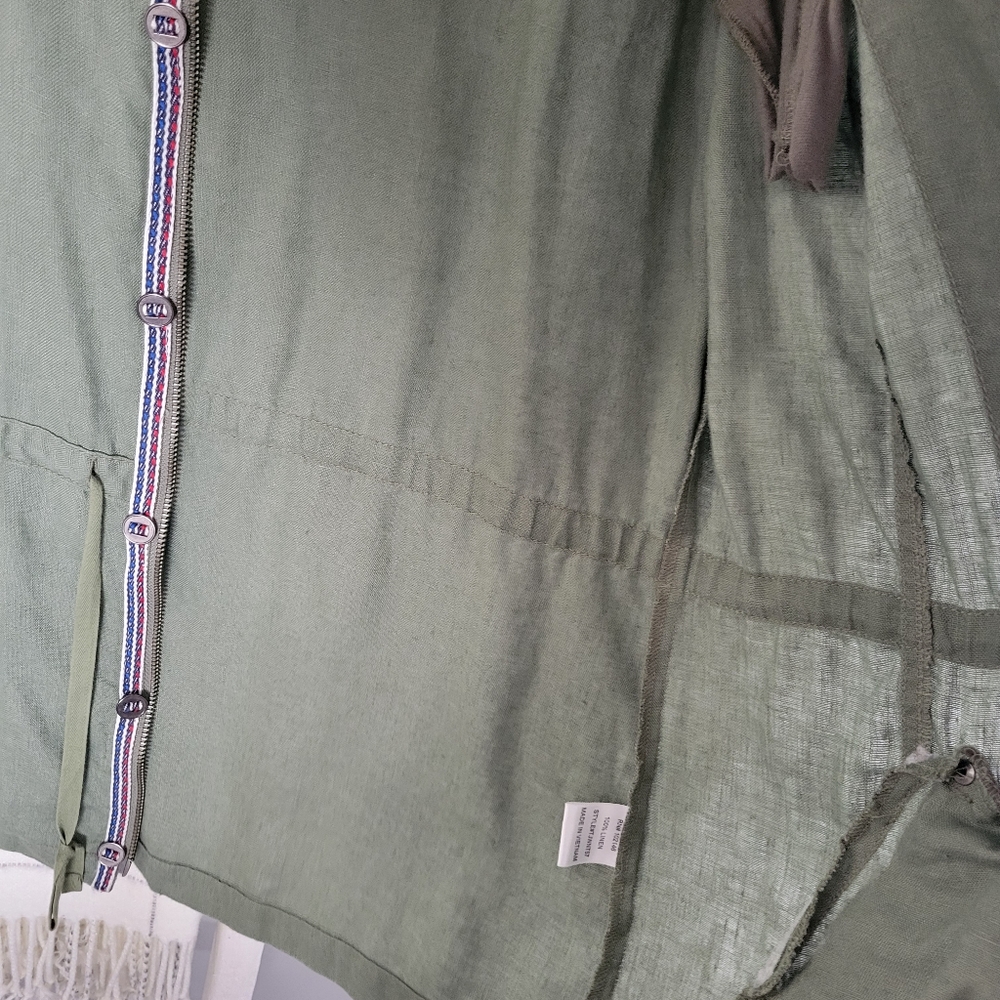 Michael Stars Linen Jacket - Picture 7 of 10
